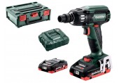 Metabo SSW 18 LTX 400 BL Aku rázový utahovák, 18V 2X4.0 Ah, MetaBOX 602205800