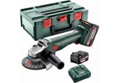 Metabo W 18 L 9-125 Q Akumulátorová úhlová bruska (18V 2x5,2 Ah) +MetaBox165L 602249650