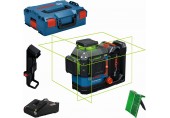 BOSCH GLL 18V-120-33 CG PROFESSIONAL Čárový laser, L-BOXX, 1× 18V 4,0 Ah 136 0601065100