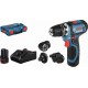 BOSCH GSR 12V-15 FC PROFESSIONAL Akumulátorový vrtací šroubovák 06019F6000