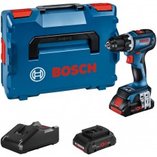 BOSCH GSR 18V-90 C PROFESSIONAL Aku vrtací šroubovák, L-BOXX, GAL 18V-40, 2x Aku 4.0Ah 06019K6004