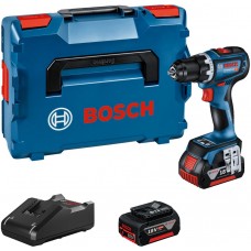 BOSCH GSR 18V-90 C Aku vrtací šroubovák, L-BOXX, GAL 18V-40, 2x Aku 5.0Ah 06019K6006