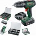 BOSCH UniversalImpact 18V + SystemBox Akumulátorový vrtací šroubovák, 2x 1.5Ah 06039D4107