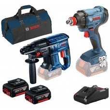 BOSCH Profesionální sada GBH 180+GDX 180+2x GBA 18V+GAL+taška 0615990M30