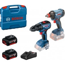 BOSCH Kombinovaná sada GDX 180-LI + GSR 18V-50 + 2× akumulátor 5,0 Ah 0615990N3F