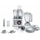 Bosch Food processor, MultiTalent 8, 1250 W, bílá, Brushed stainless steel MC812S814