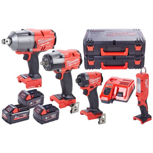 Milwaukee M18 FPP4G3-553X Aku sada nářadí 4933492528