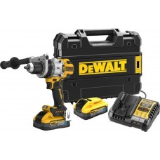 DeWALT DCD1007H2T Aku vrtačka s příklepem (169Nm/18V/2x5,0Ah PowerStack) kufr Tstak