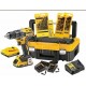 DeWALT DCK791D2T Aku Vrtačka s příslušenstvím 18V 2x2.0Ah 2.000 ot-min, TSTAK I Box