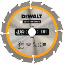 DeWALT DT1948 Pilový kotouč na dřevo s hřebíky 165 x 20 mm, 16 zubů, ATB 20°