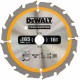 DeWALT DT1948 Pilový kotouč na dřevo s hřebíky 165 x 20 mm, 16 zubů, ATB 20°