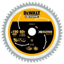 DeWALT DT99564 Pilový kotouč Extreme 190 x 30 mm, 60 zubů, ATB+R 25°