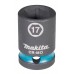 MAKITA E-16134 nástrčný klíč 1/2" square drive Impact BLACK 17mm=oldB-40141