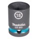 Makita E-16140 klíč nástrčný 1/2", čtyřhran, IMPACT BLACK, 18mm