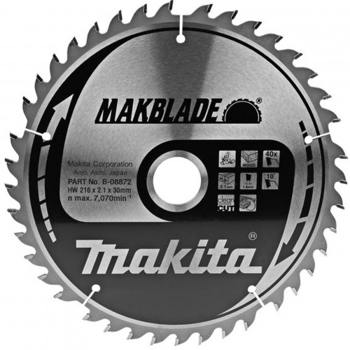 MAKITA B-32683 kotouč pilový dřevo MAKBLADE 216x2.1x30mm 40Z = old B-08872