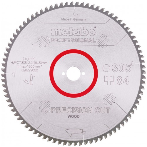 Metabo Pilový kotouč HW/CT 305x30, 84 SZ 5° 628229000