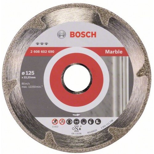 BOSCH Best for Marble Diamantový dělicí kotouč, 125 x 22,23 x 2,2 x 3 mm 2608602690