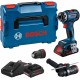 BOSCH GSR 18V-90 FC Vrtací šroubovák, 2× 4.0Ah, GAL 18V-40, L-BOXX 136 06019K6205