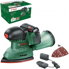 BOSCH EasySander 18V-8 Akumulátorová multibruska, 1x2,0 Ah 06033E3002