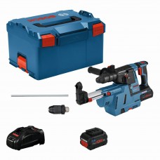 BOSCH GBH 18V-26 F Aku vrtací kladivo + GDE 18V-16, 2x Aku 5,5Ah; GAL 1880 061191000G