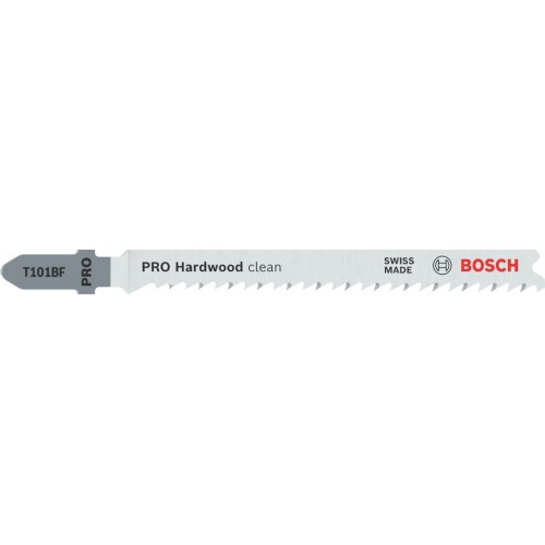 BOSCH Pilový plátek pro přímočaré pily PRO Hardwood clean T101BF 100 mm, 25 ks 2608634988