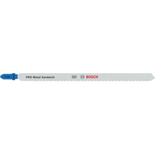 BOSCH Pilový plátek pro přímočaré pily PRO Metal Sandwich T718BF 180 mm, 3 ks 2608636335