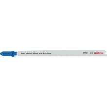 BOSCH Pilový plátek pro přímočaré pily PRO Metal Pipes and Profiles T321AF 132 mm, 5 ks 2608636705