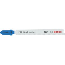 BOSCH Pilový plátek PRO Metal medium T121AFC pro přímočaré pily, 92 mm, 25 ks 2608655107