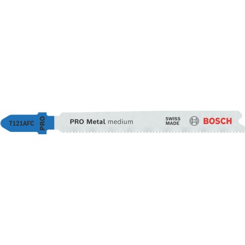 BOSCH Pilový plátek PRO Metal medium T121AFC pro přímočaré pily, 92 mm, 25 ks 2608655107