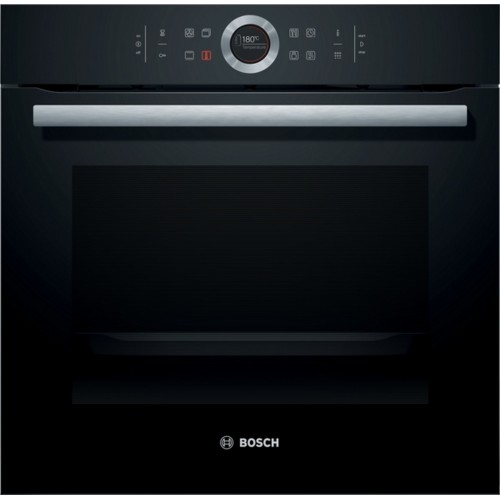 Bosch Serie 8, Vestavná pečicí trouba, 60 x 60 cm, černá HBG675BB1