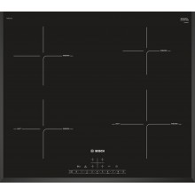 Bosch Serie 6, Indukční varná deska, 60 cm, černá, instalace na pracovní desku PIE651FC1E