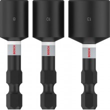 BOSCH 3dílná sada nástrčných klíčů PRO Nutsetter Impact, 8×50, 10×50, 13×50 mm 2608521U64