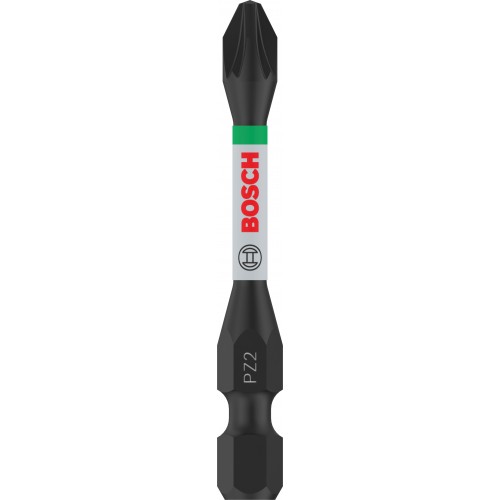 BOSCH Bit PRO Pozidriv Impact, PZ2, 55 mm, 2 ks 2608522544