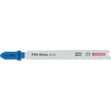 BOSCH Pilový plátek PRO Metal thick T121BFC pro přímočaré pily, 92 mm, 2 ks 2608655096