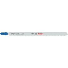 BOSCH Pilový plátek pro přímočaré pily PRO Metal Sandwich T718BF, 180 mm, 5 ks 2608655114