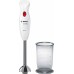 Bosch Tyčový mixér, CleverMixx, 400 W, bílá, tmavě červená MSM24100