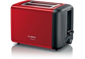 Bosch Kompaktní toaster, DesignLine, Červená TAT3P424