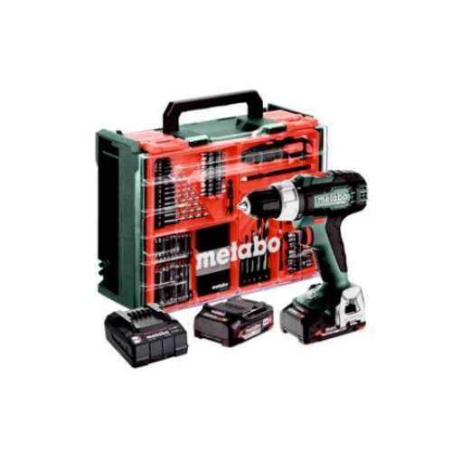 Metabo BS 18 L Set Akumulátorový vrtací šroubovák (18V 2x2Ah) 614051710