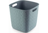 CURVER SOFTEX 15L Košík kostka 27,9 x 27,9 x 26,9 cm, modrý 00573-Z69