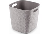 CURVER SOFTEX 15L Košík kostka 27,9 x 27,9 x 26,9 cm, šedý 00573-Z70