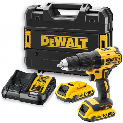 DeWALT DCD777D2T Aku vrtací šroubovák (18V/2x2,0Ah) Tstak