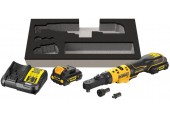 DeWALT DCF500L2G Aku ráčna s 1/4’’+ 3/8” čtvercovou výměnnou hlavou (12V/2x3,0Ah)