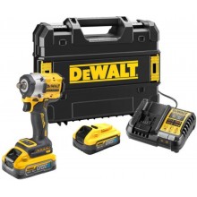 DeWALT DCF921H2T Aku rázový utahovák 1/2" (610Nm/18V/2x5,0Ah PowerStack) kufr Tstak