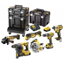 Příslušenství k DeWALT DCK685P3T DCD796+DCF887+DCH273+DCG405+DCS570+DCS355+(18V/3x5,0Ah)+3x Tstak