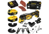 DeWALT DCS356P2 Aku oscilační multibruska XR 18V (2x5,0Ah) kufr Tstak