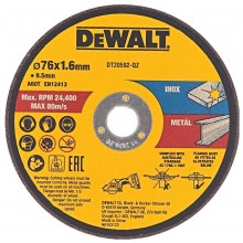 DeWALT DT20592 Řezný kotouč na kov 75x9,5 mm 3ks