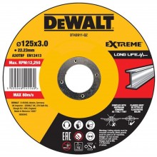 DeWALT DT43911 Řezný kotouč na kov 125x22,2 mm, vypouklý