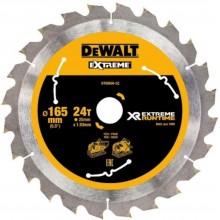 DeWALT DT99560 Pilový kotouč Extreme 165 x 20 mm, 24 zubů, ATB+R 10°