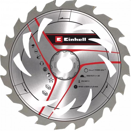 Einhell Pilový kotouč na dřevo a PVC 165x20mm 20Z 49584759