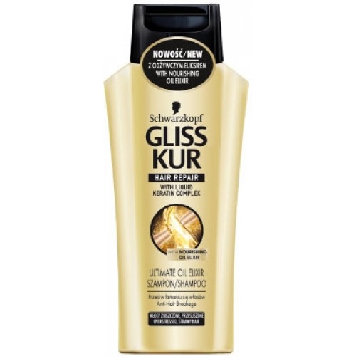 GLISS KUR Ultimate Oil Elixir šampon 400 ml